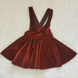 Label Jane Velour Overall Dress